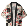 Kyoto-Lion Paper Umbrella Kimono Cardigan