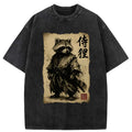 japanese ukiyo-e raccoon t-shirt on sale