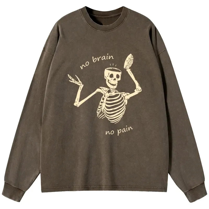 Comfortable cotton long sleeve tee for daily wear