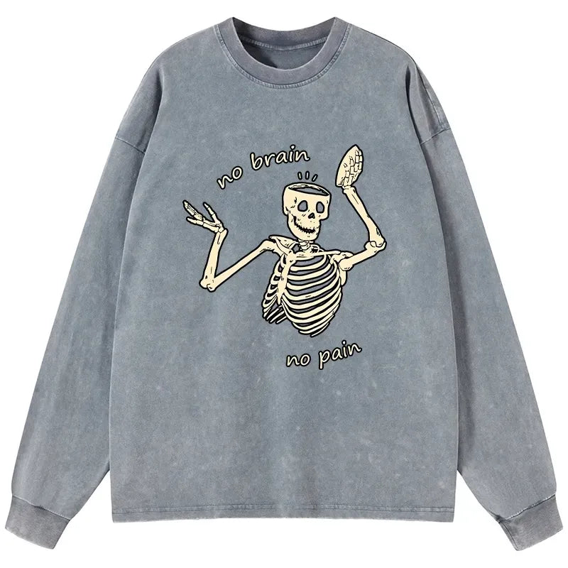 Comfortable cotton long sleeve tee for daily wear
