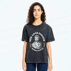 Retro Japanese Ukiyo-e style T-shirt for summer