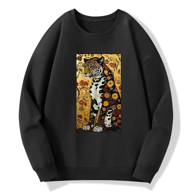 Kyoto-Lion Magnificent Leopard Classic Sweatshirt