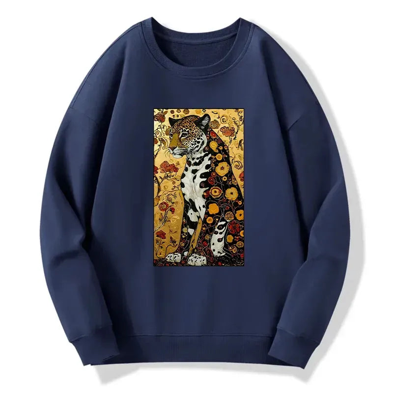 Kyoto-Lion Magnificent Leopard Classic Sweatshirt