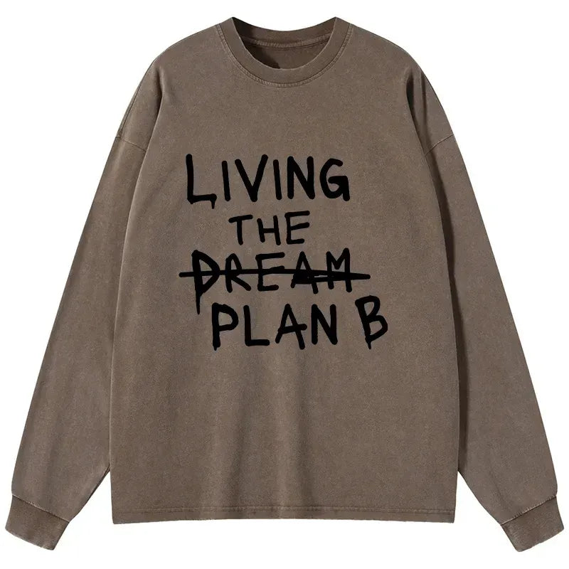Kyoto Lion Washed Long Sleeve T-Shirt Best Seller