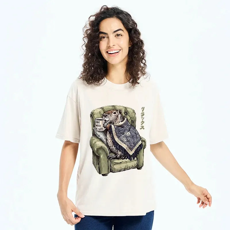 Cozy Capybara T-Shirt for Gift Idea