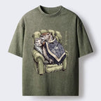 Japanese Capybara Washed Unisex T-Shirt