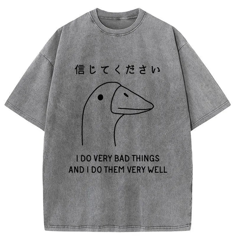 Kyoto-Lion Please Trust Me Washed T-Shirt