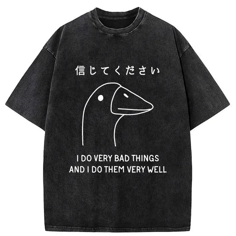 Kyoto-Lion Please Trust Me Washed T-Shirt
