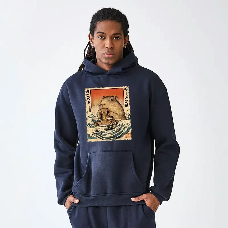 Japanese Hamster Ramen Hoodie for Anime Fans