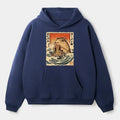 Cozy Kyoto Lion Fleece Hoodie Gift Idea