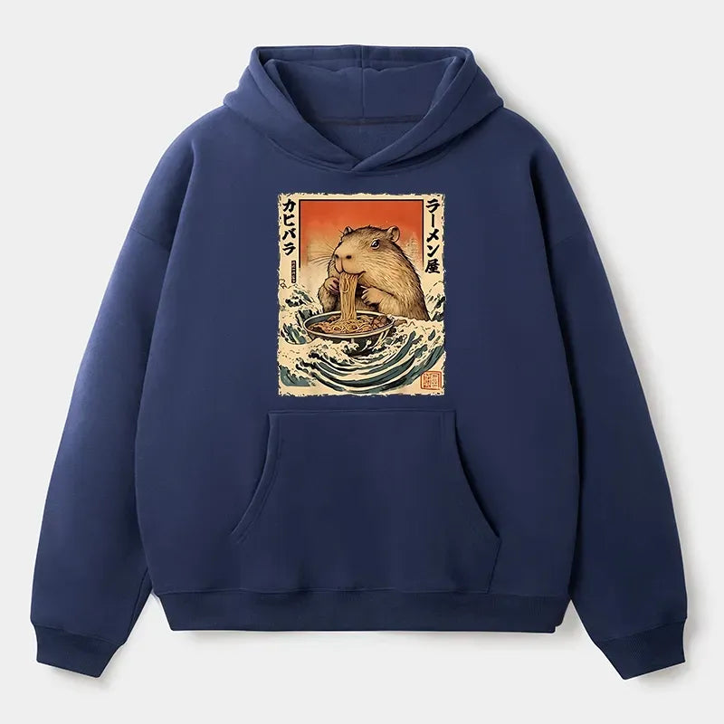 Cozy Kyoto Lion Fleece Hoodie Gift Idea