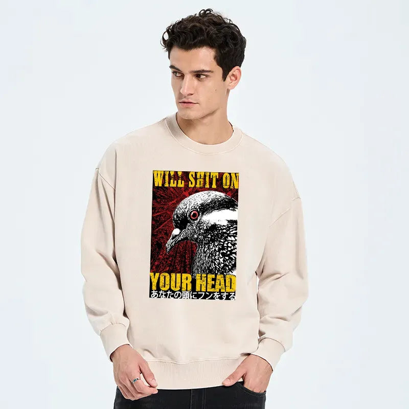 Japanese funny sweatshirt for daily wear