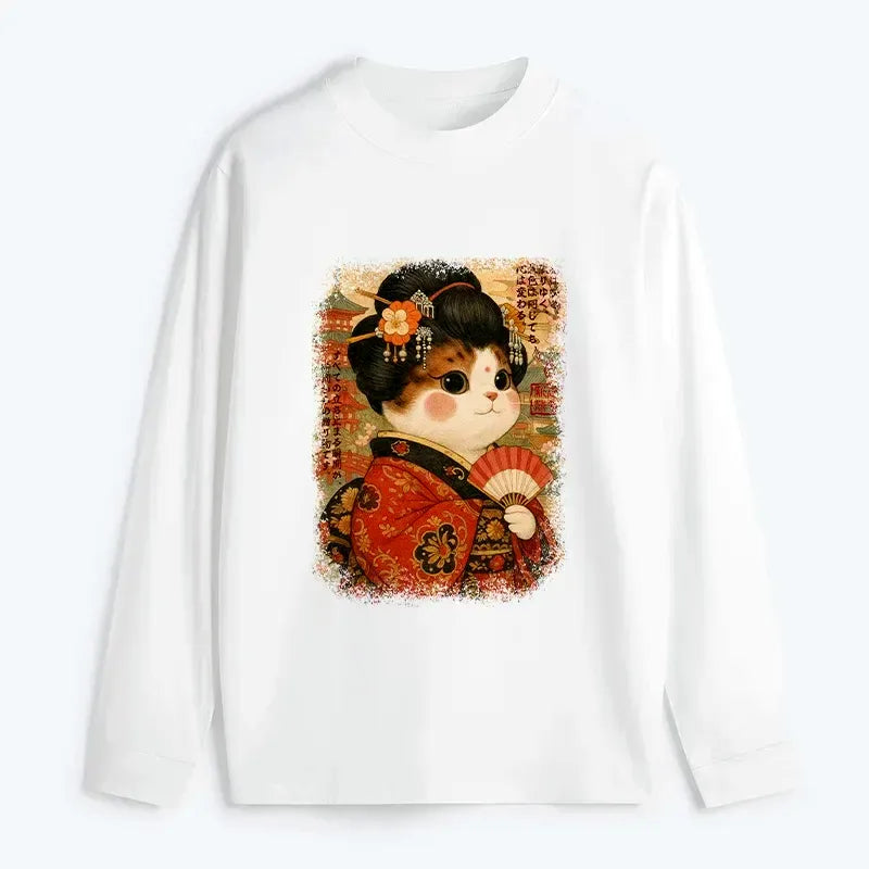 Classic Unisex Cotton Cat Tee for Everyday Wear