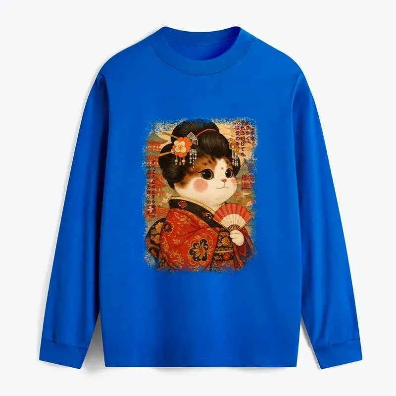 Classic Unisex Cotton Cat Tee for Everyday Wear