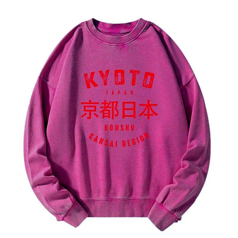 unisex retro washed sweatshirt trending item