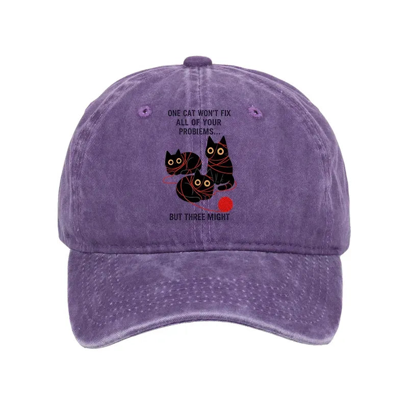 Japanese washed cap for men