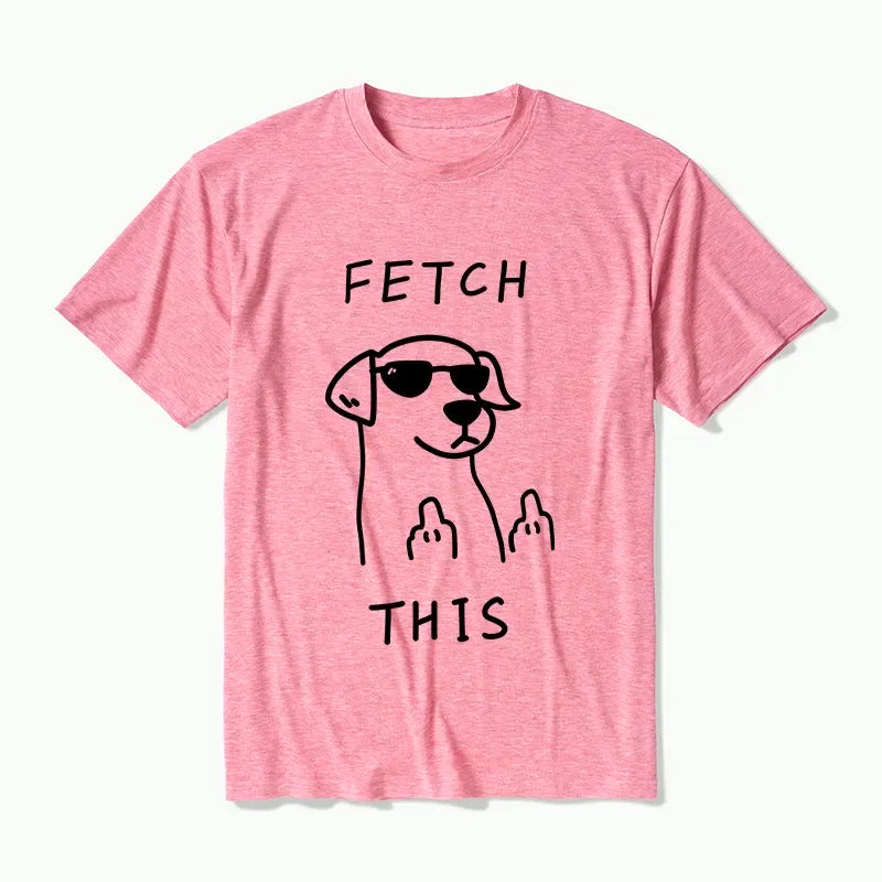 cotton blend dog t-shirt with kyoto lion design