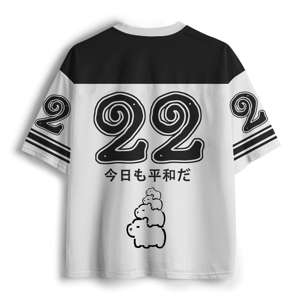 Kyoto-Lion Funny Capybara Riding A Bicycle Mesh Jersey
