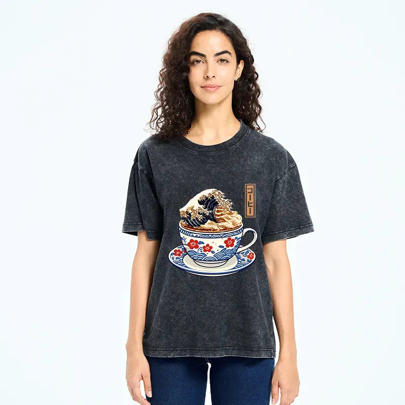 Japanese Vintage Foam Washed T-Shirt