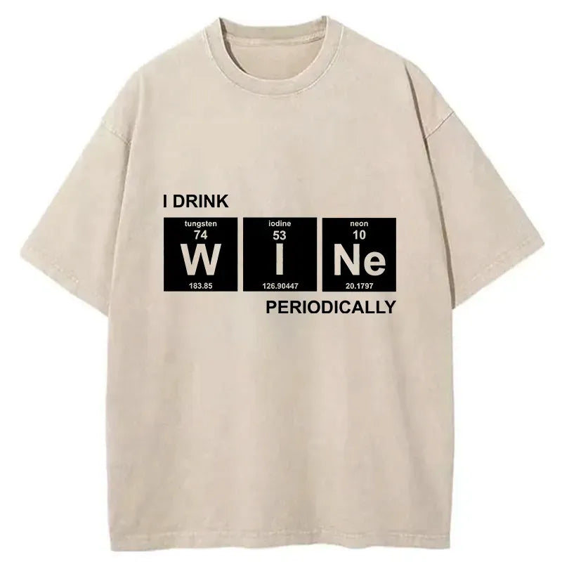 Japanese Vintage Washed T-Shirt for Summer