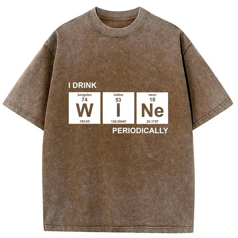 Periodic Table of Alcoholic Beverages T-Shirt for Men