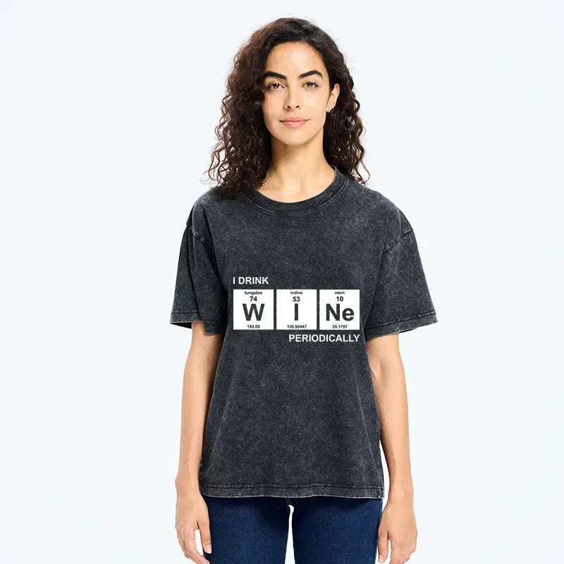 Japanese Vintage Washed T-Shirt for Summer