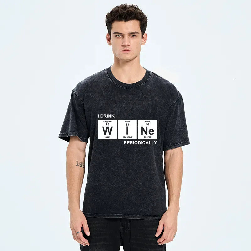 Periodic Table of Alcoholic Beverages T-Shirt for Men