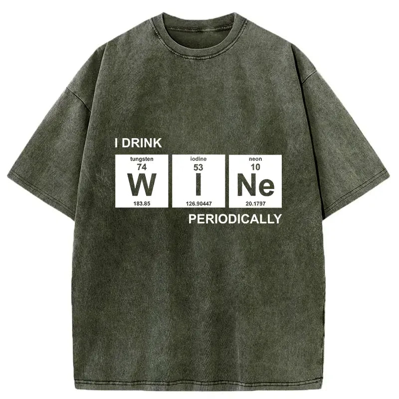 Periodic Table of Alcoholic Beverages T-Shirt for Men