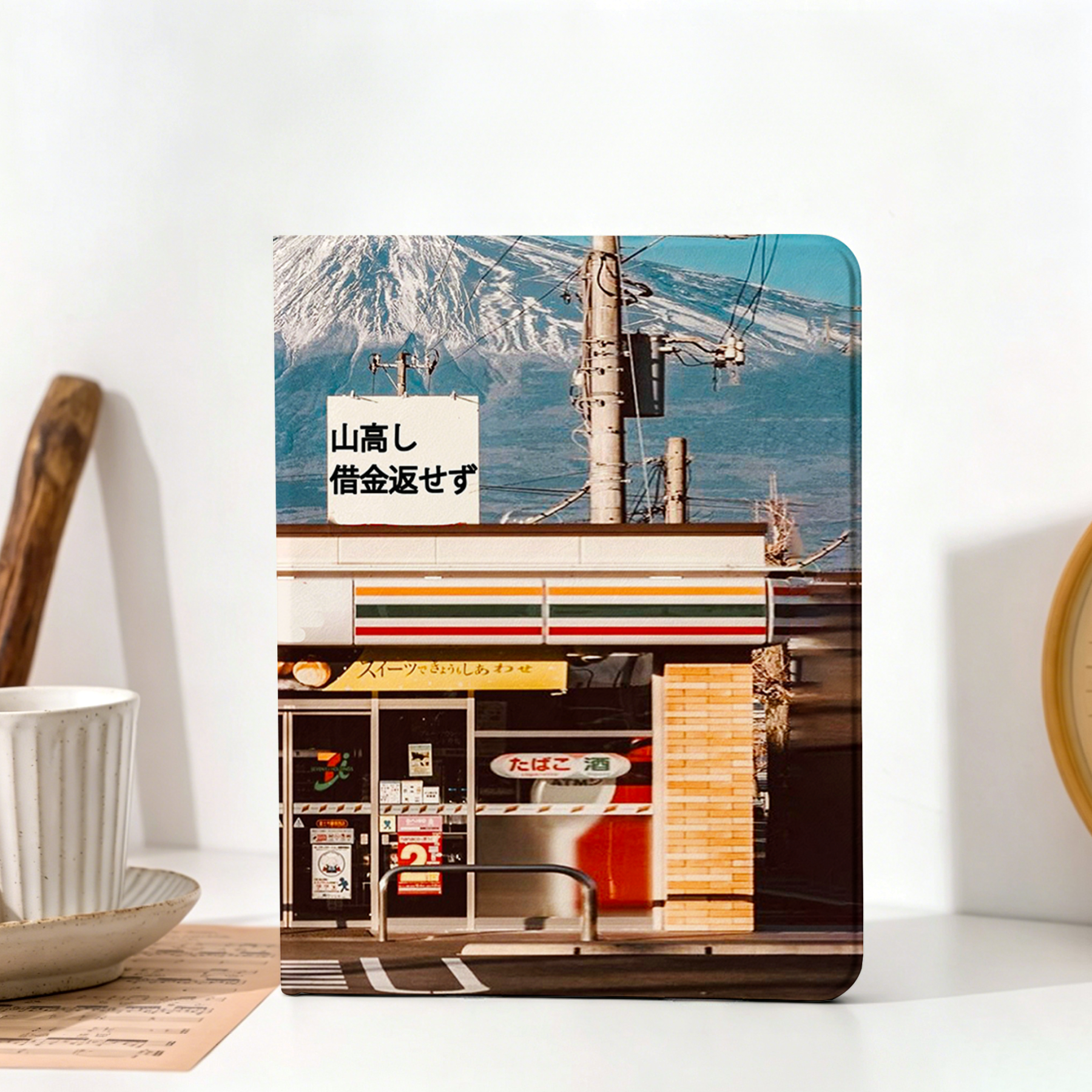 Kyoto-Lion The Mount Fuji Is High Debts Unpaid Nobles Tablet Protective Case