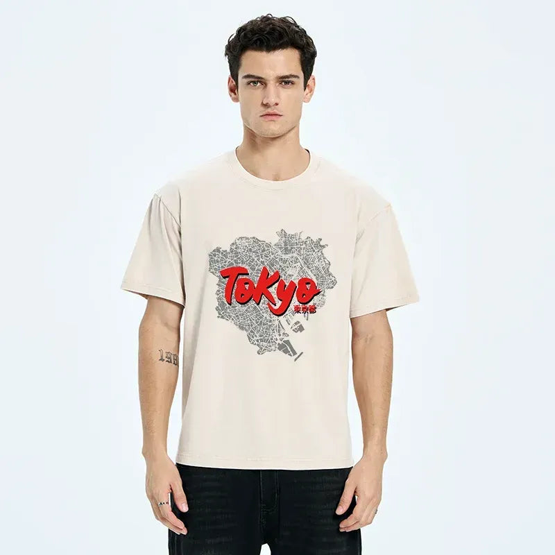 unisex Japanese streetwear t-shirt trending