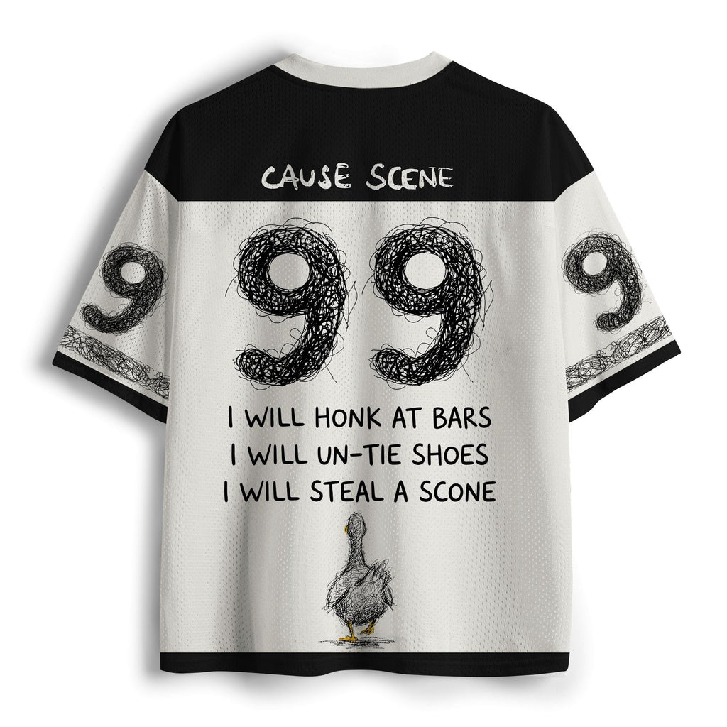 Kyoto-Lion Running Funny Goose£º I Will Cause A Scene Mesh Jersey