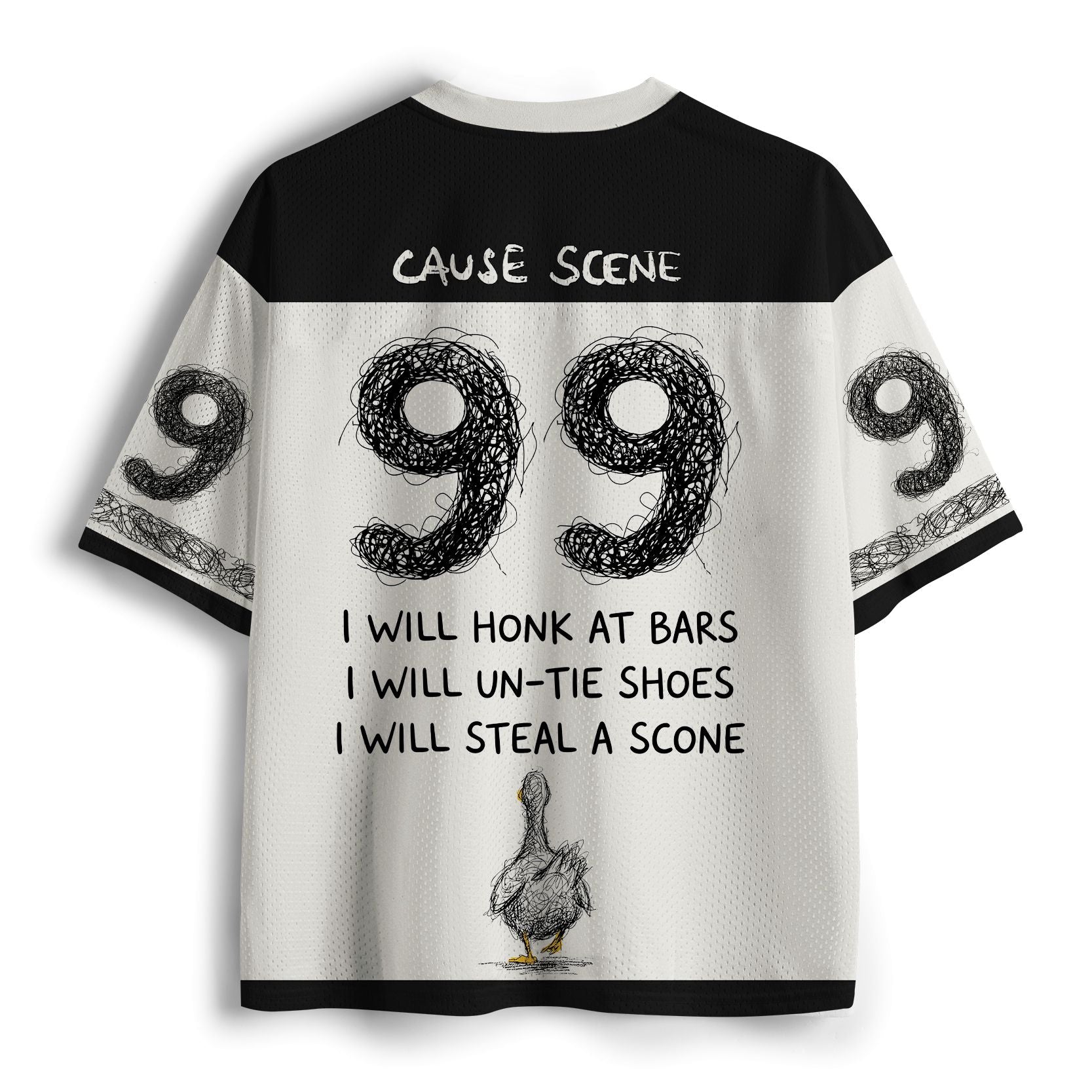 Kyoto-Lion Running Funny Goose£º I Will Cause A Scene Mesh Jersey