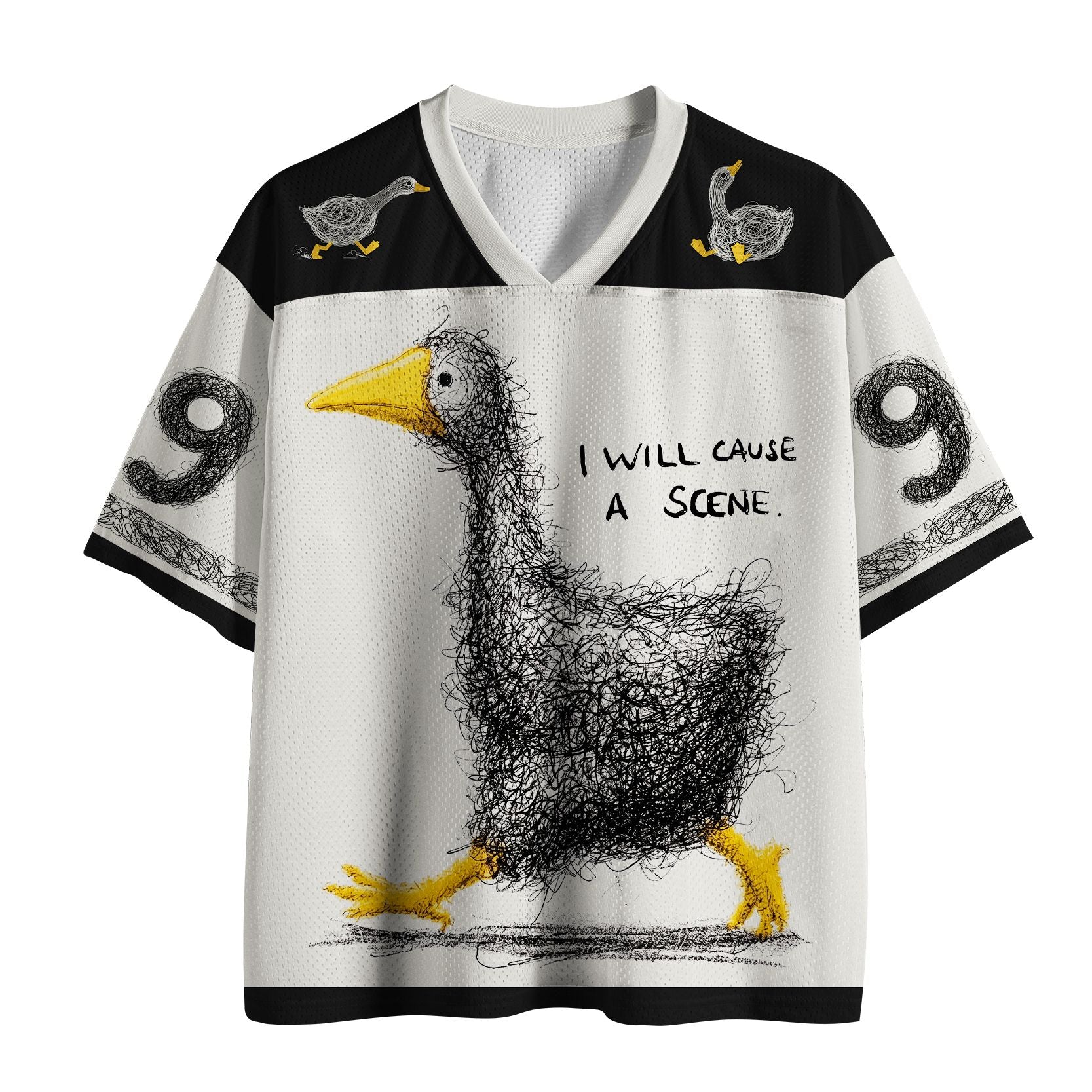 Funny Goose Mesh Jersey for Summer