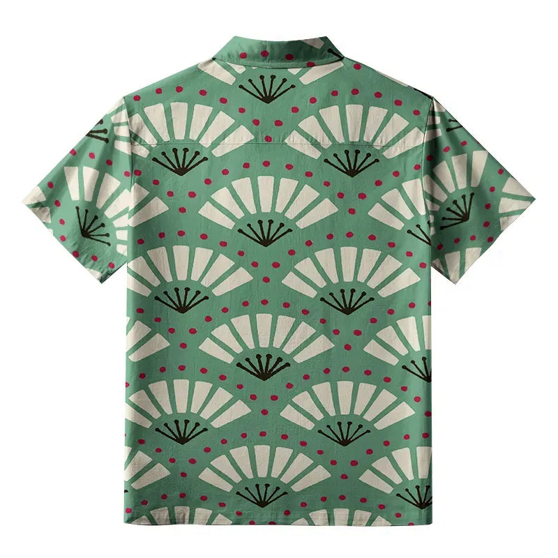 Kyoto Lion Hawaiian Shirt for Gift Idea