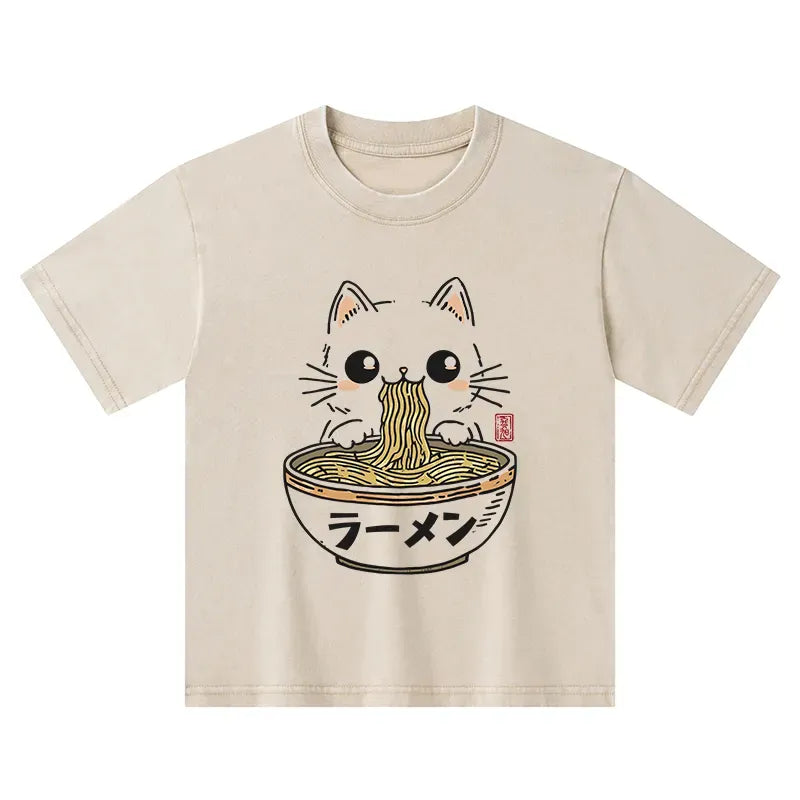 Japanese Washed Kids T-Shirt for Daily Wear