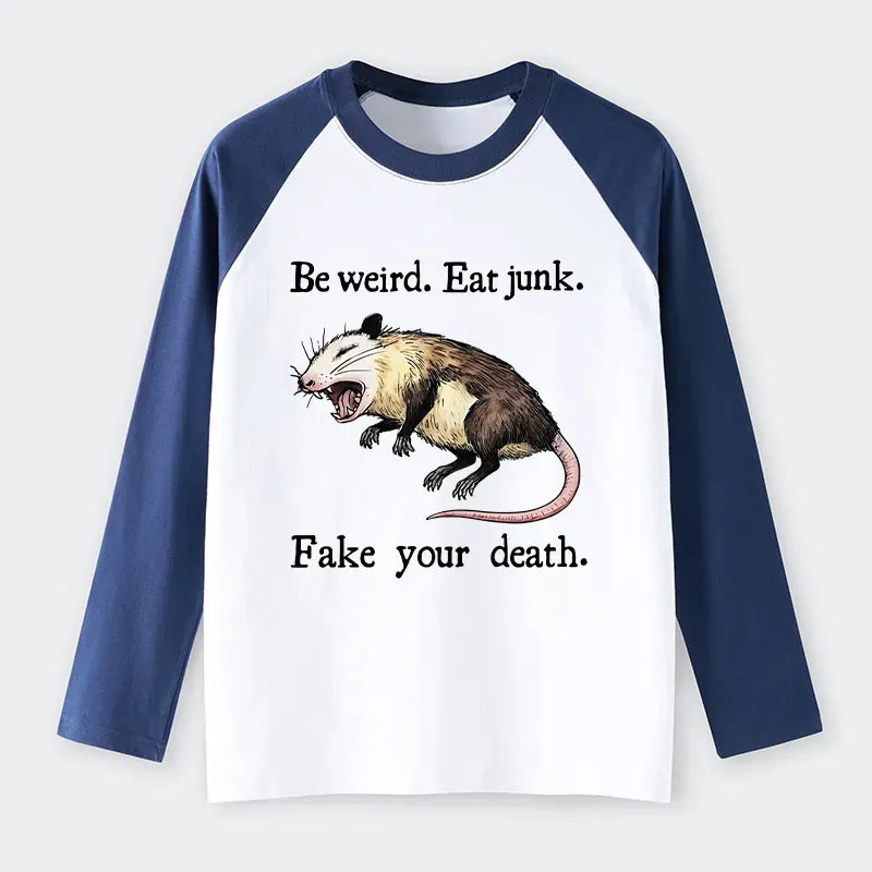 Trendy Unisex Possum Raglan