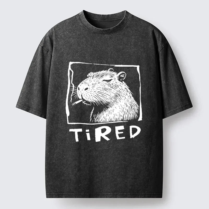 Tired Life Capybara Tee Best Seller