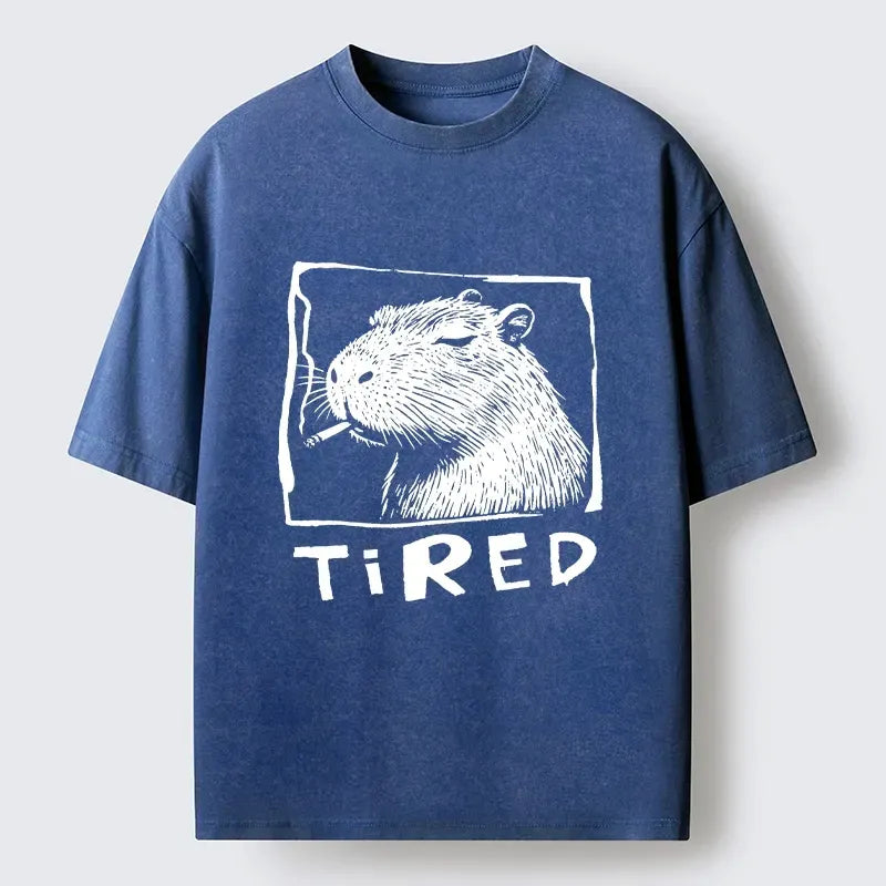 Kyoto-Lion Washed T-Shirt Gift for Him
