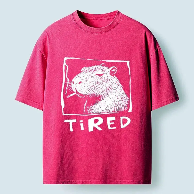 Tired Life Capybara Tee Best Seller