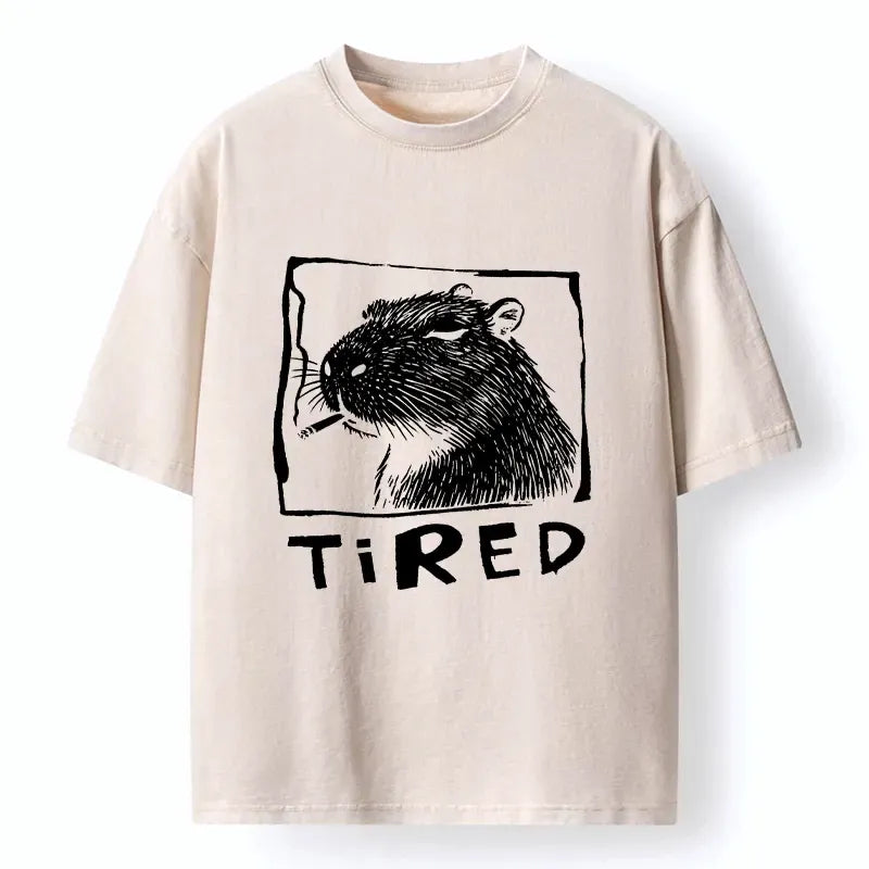 Funny Capybara Art T-Shirt for Daily Wear