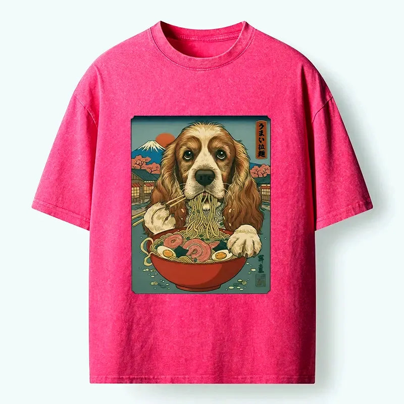 Japanese Washed T-Shirt for Daily Wear