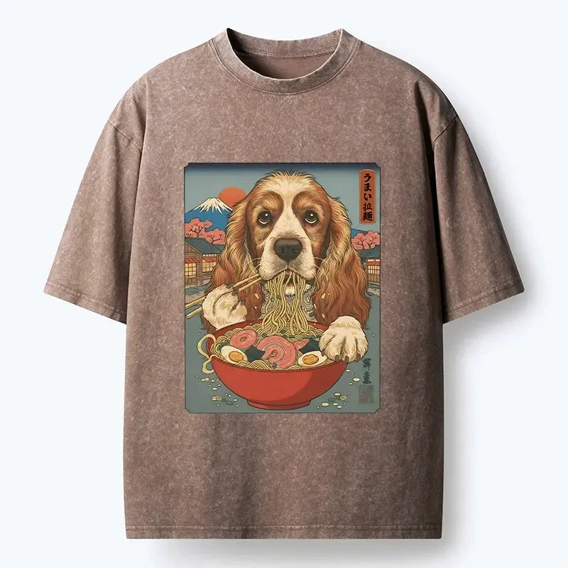 Japanese Washed T-Shirt for Daily Wear