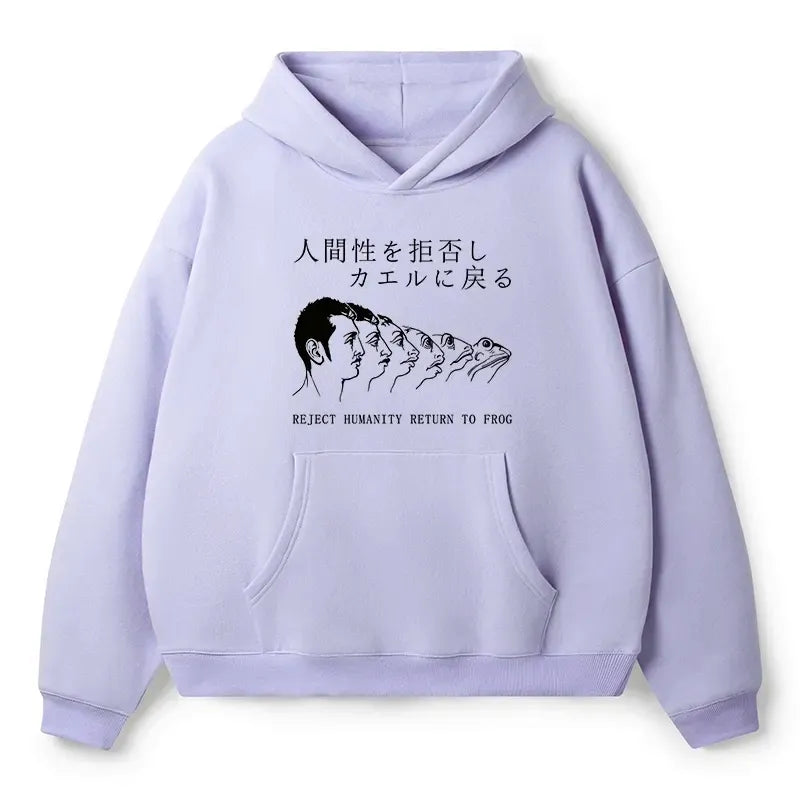 Ukiyo-e Frog Pullover for Street Style