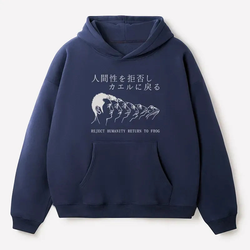 Japanese Frog Hoodie for Daily Wear