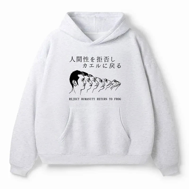 Ukiyo-e Frog Pullover for Street Style