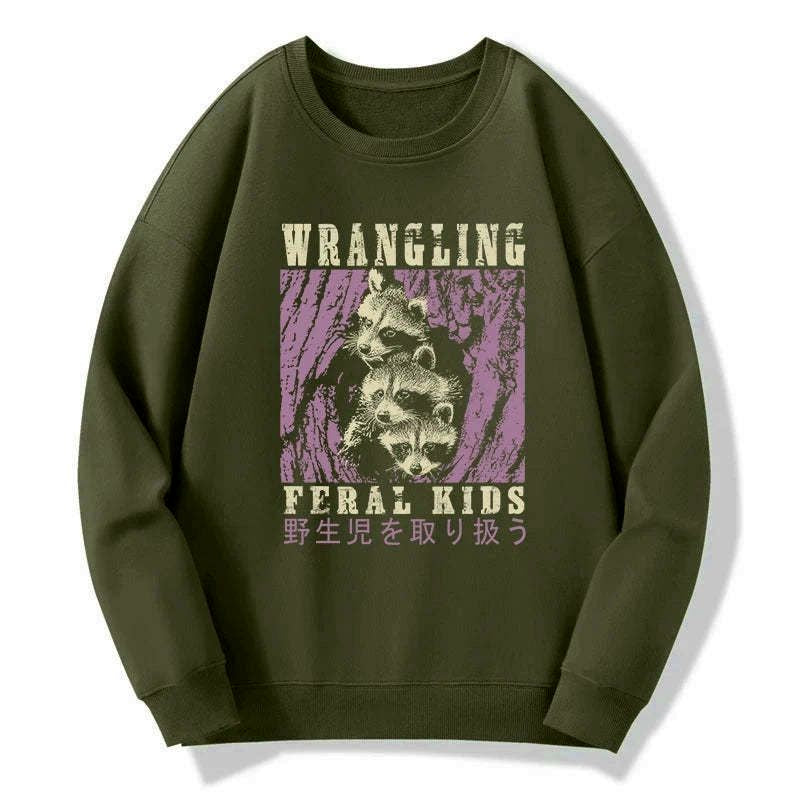 Japanese style kids sweatshirt with free shipping