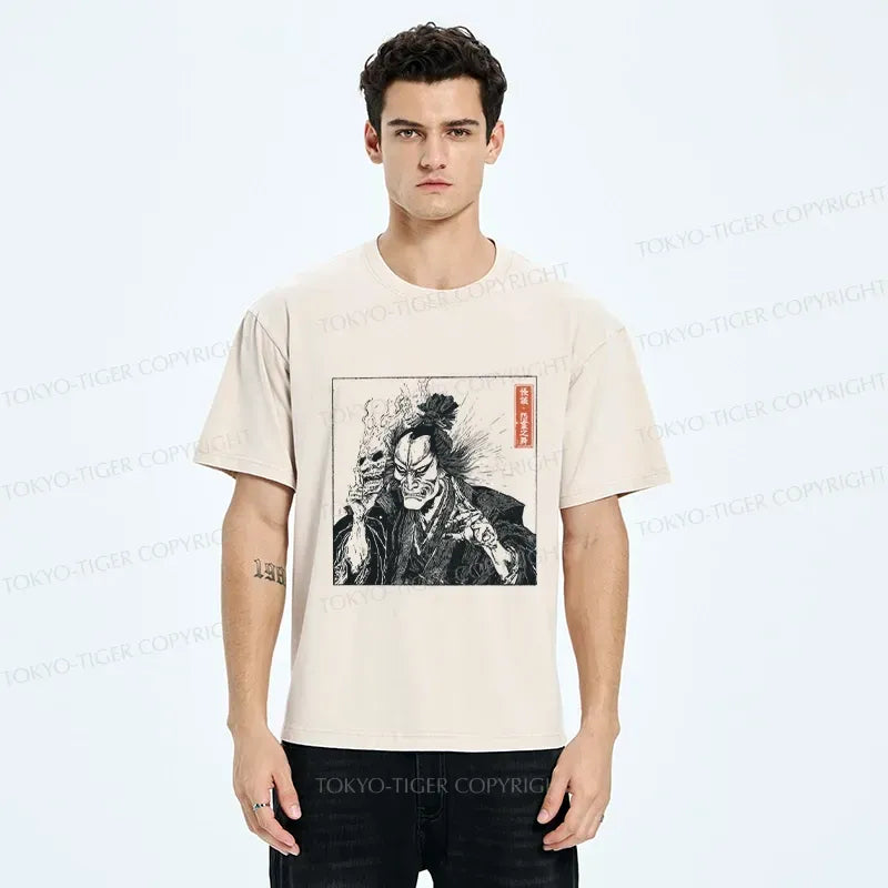 Japanese Samurai Demon Mask T-Shirt