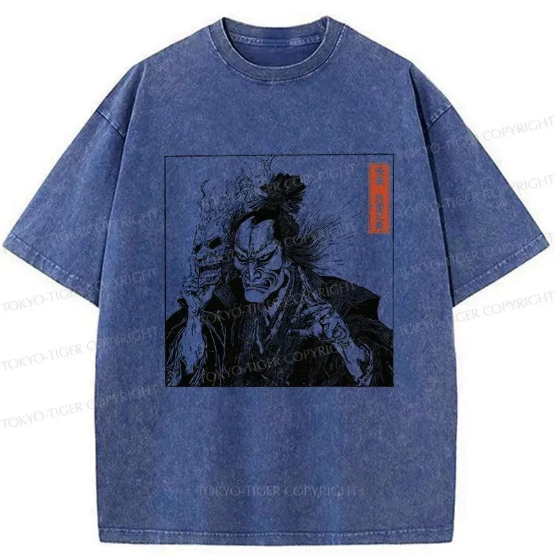 Japanese Samurai Demon Mask T-Shirt