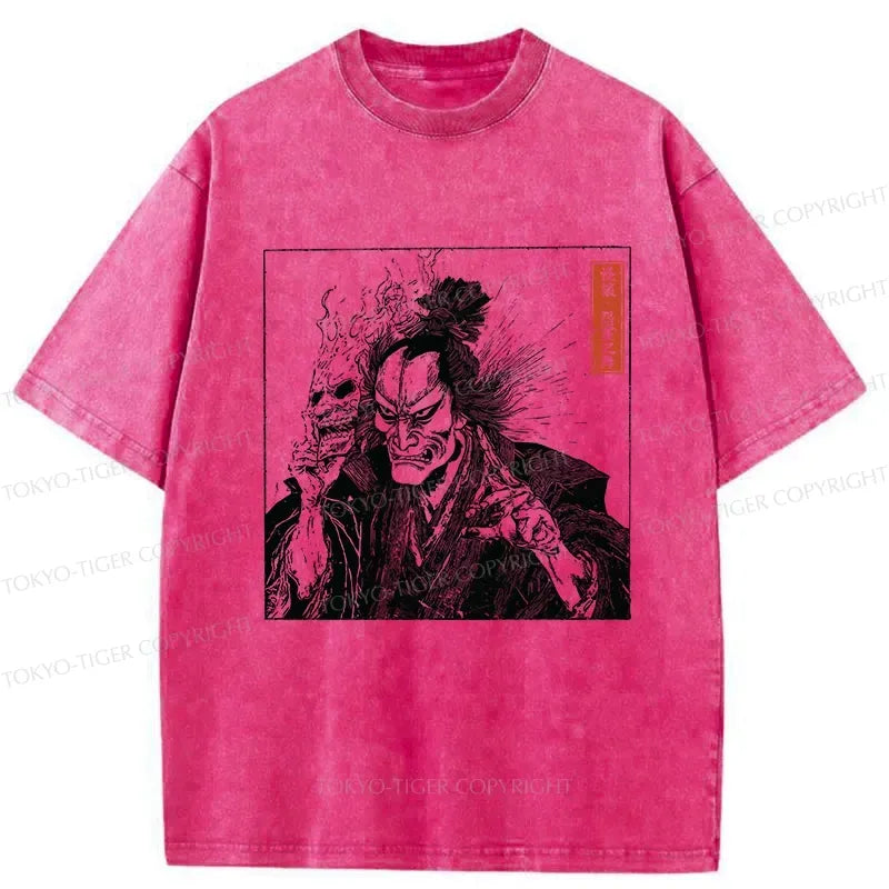 Japanese Samurai Demon Mask T-Shirt