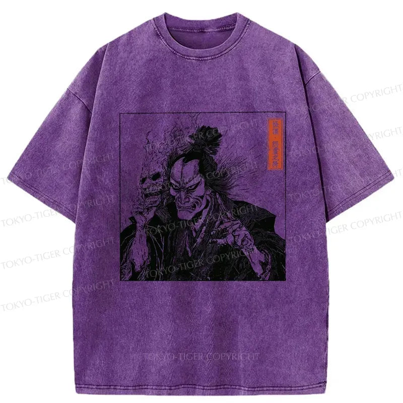 Japanese Samurai Demon Mask T-Shirt